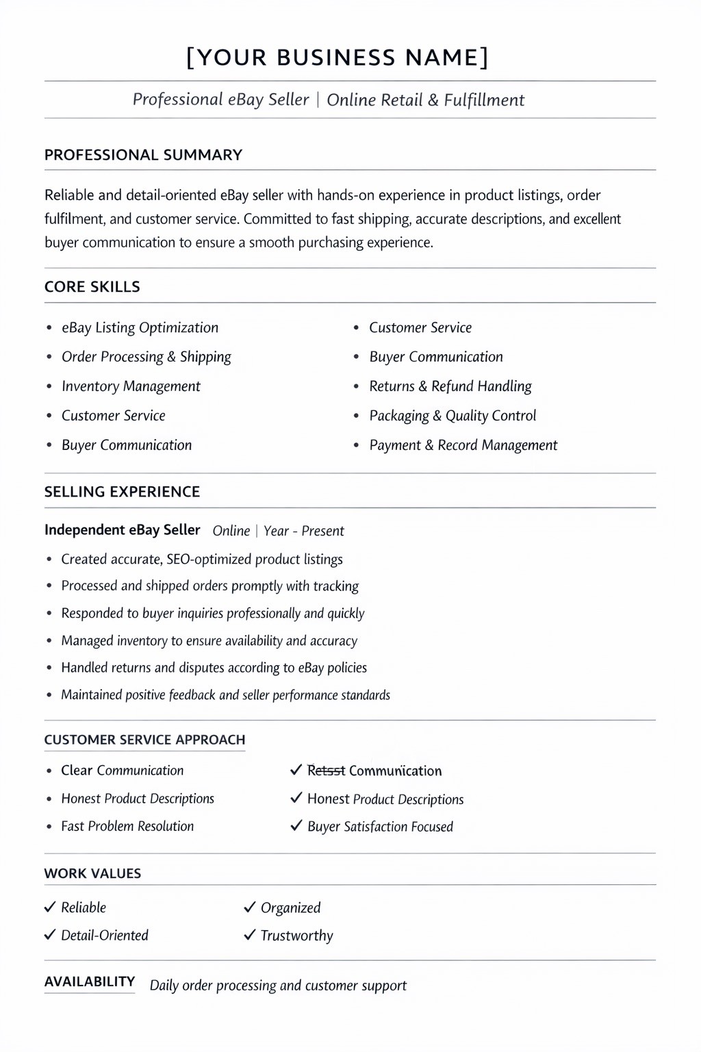 Resume Writing Service – Stand Out to Employers! Fast, Professional, $15.00