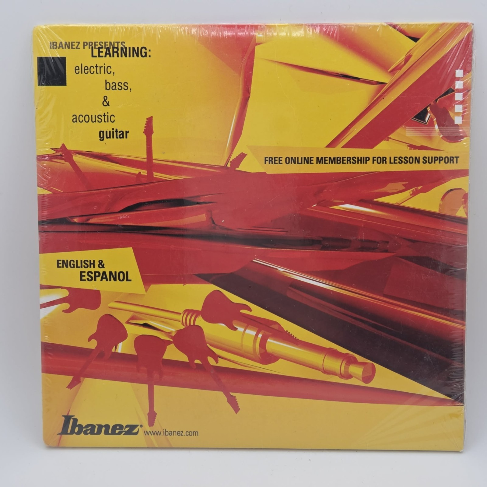 Ibanez Presents Learning Electric, Bass and Acoustic Guitar English/Spanish DVD