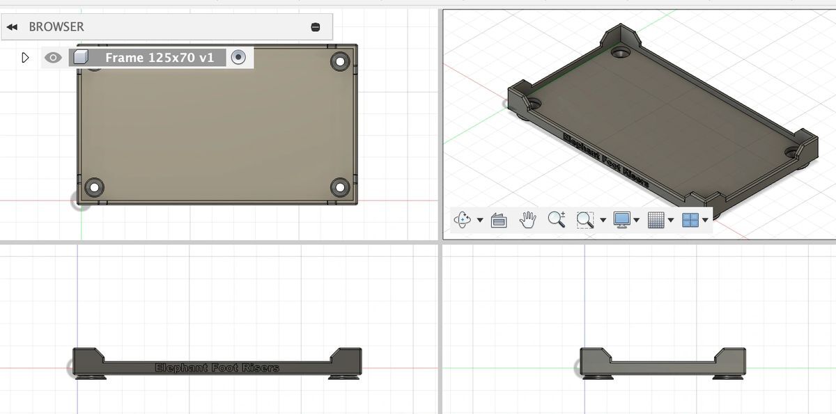 Custom Frame 125 x 70