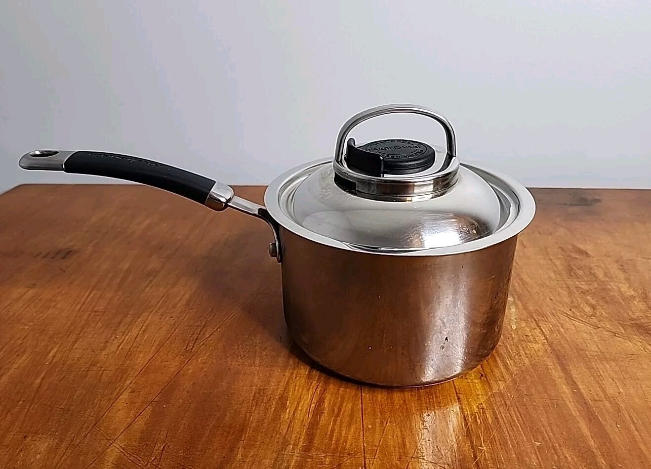 KitchenAid 2 Qt Saucepan Stainless Steel w Farberware Vented Lid Induction