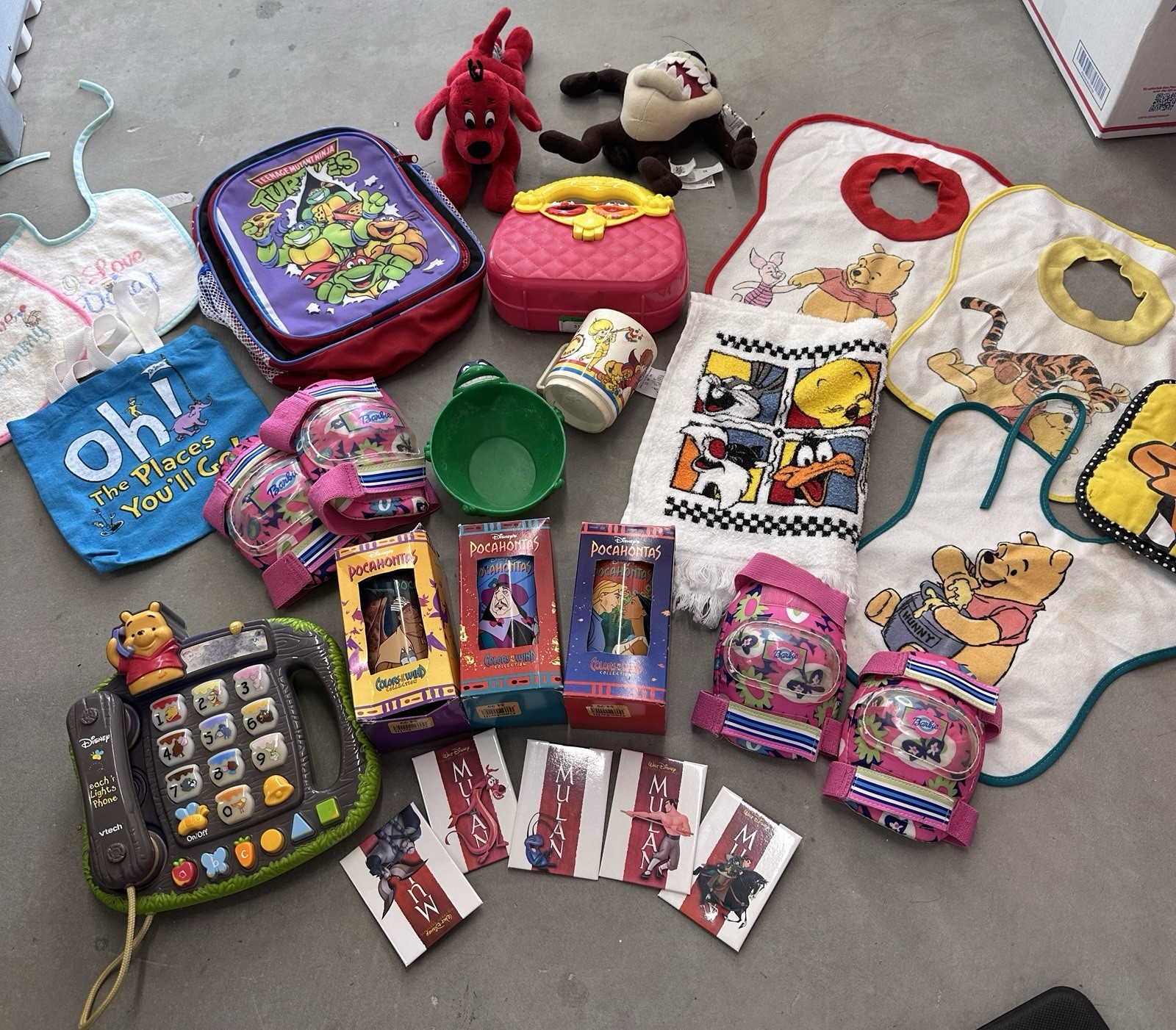 Y2K BUNDLE! Baby, Toddler, Kids. Y2K Characters! Pooh, TMNT, Clifford, Looney