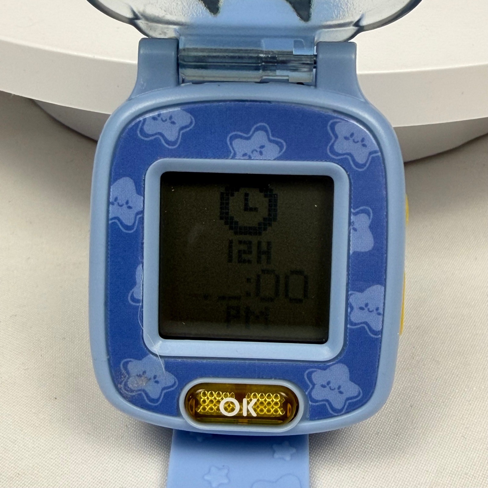 Bluey Wackadoo Digital Watch Kids Blue Silicone Strap Flip Top Character Watch