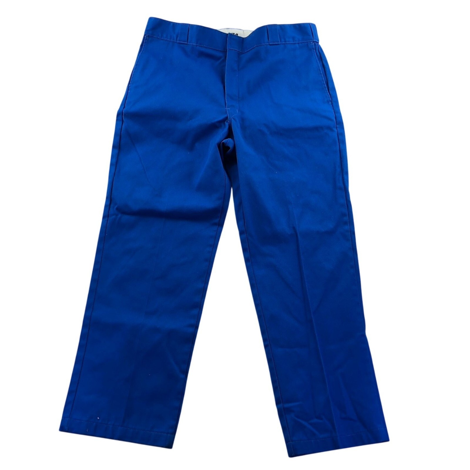 Dickies Men's Work Pants 38x29 Measured Blue Relaxed 874 Original Fit Straight