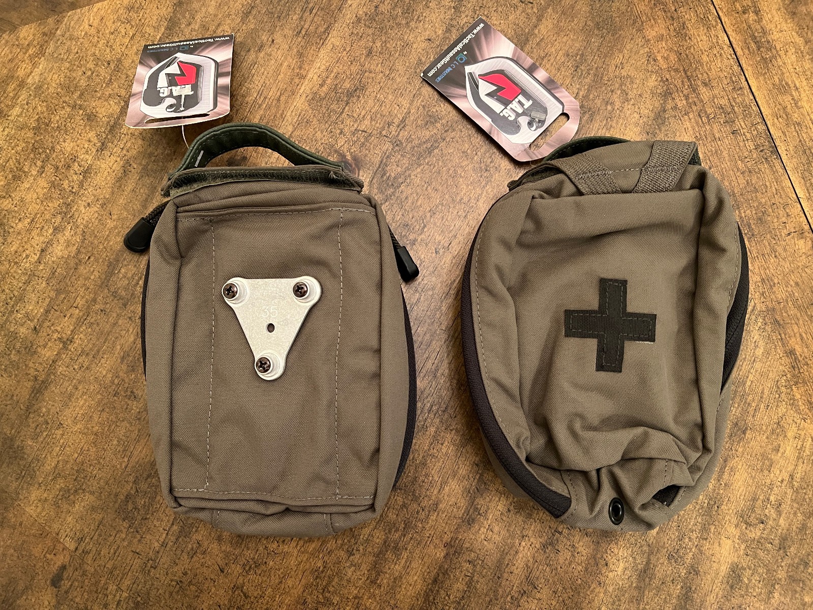 LOT of 2 Tactical Assault Gear IFAK Blow-Out Pouch *RANGER GREEN NEW*