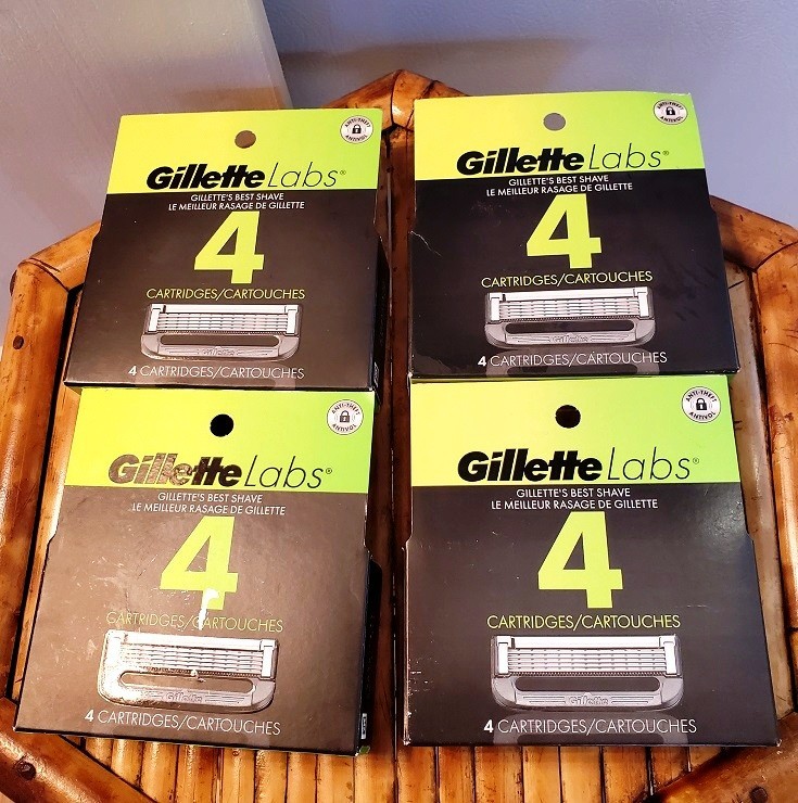 16 Gillett Labs Razor Cartridge Refills - New Sealed Packs- Retails-$82