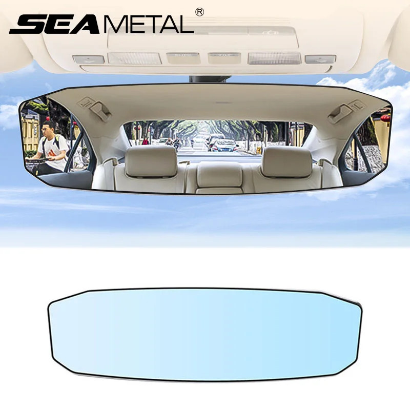 Car Baby Mirror Interior Mirror Wide Angle Panoramic Anti Glare Rear View Mirror