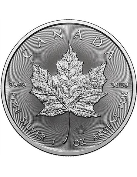 MAPLE LEAF BU 1 Oz Silver Coin 5$ Canada 2025