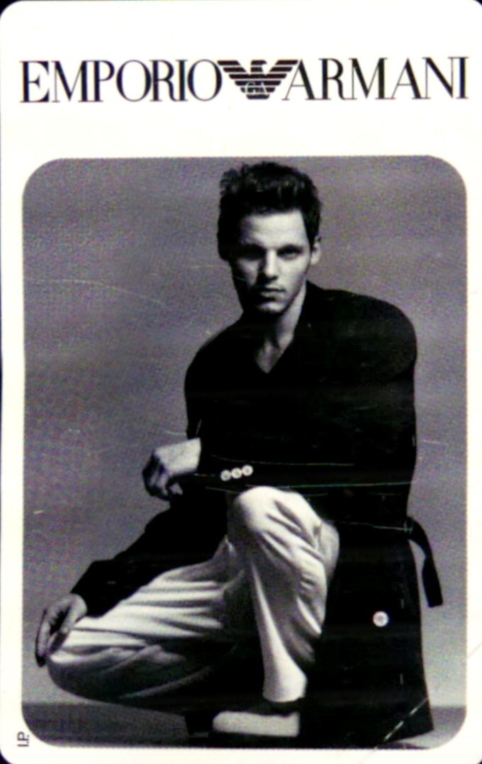 G 485 C&C 2540 New Magnetized Phone Card Armani Man As Photo