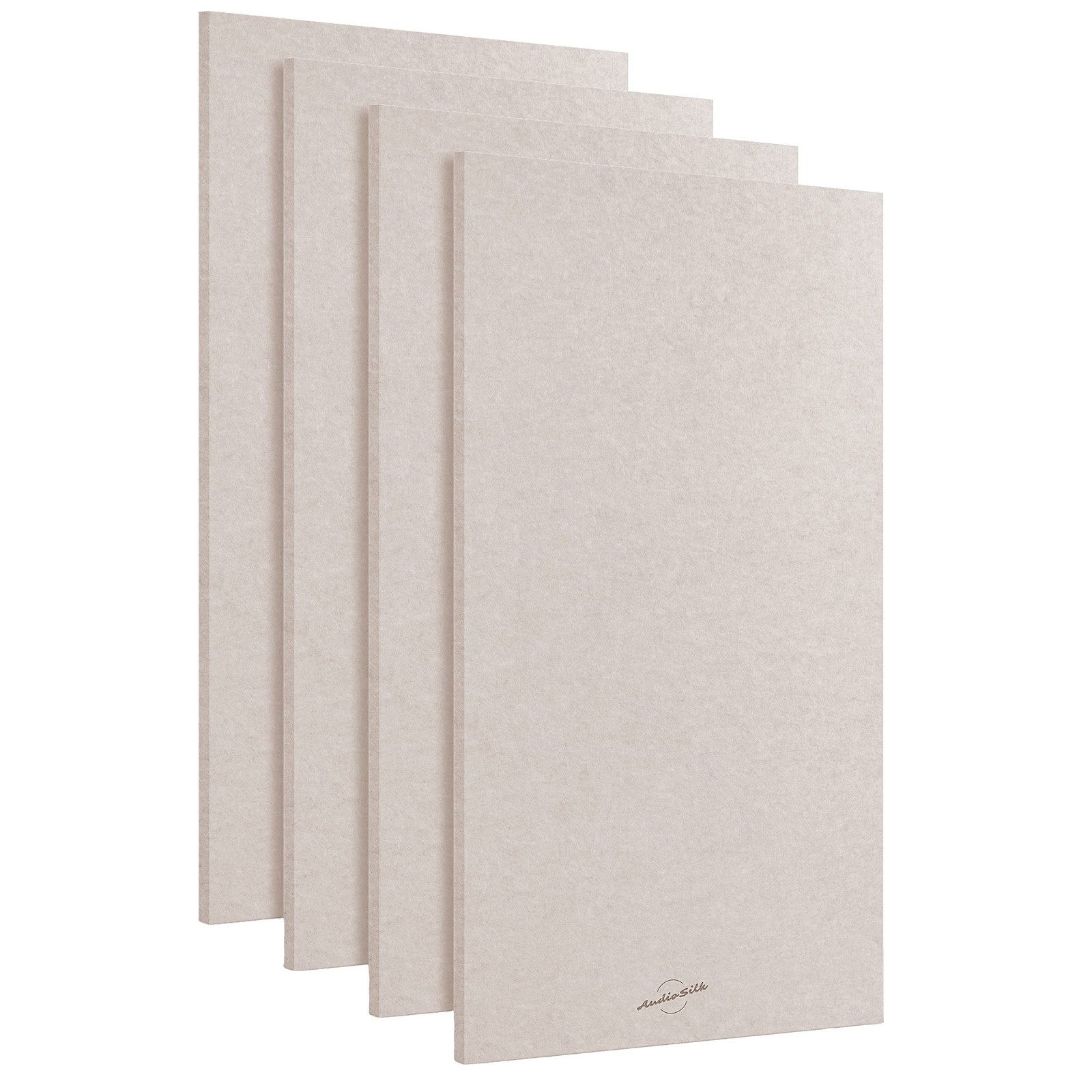 Acoustic Panels, 4 Pack ROOM KIT, Large, 46" x 23", Natural 4 Panels - ROOM KIT
