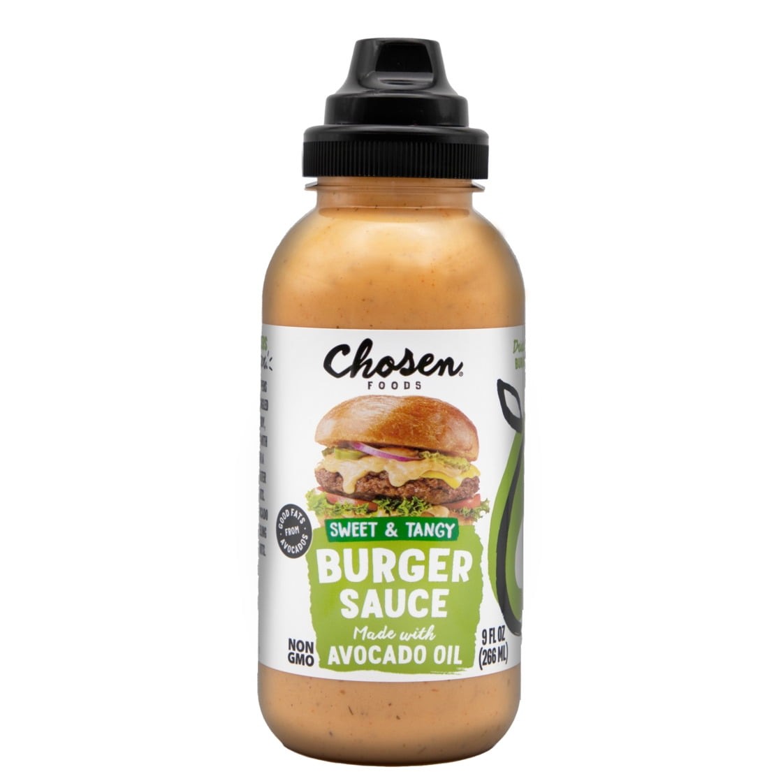  Burger Sauce made with 100% Pure Avocado Oil 9 fl Oz