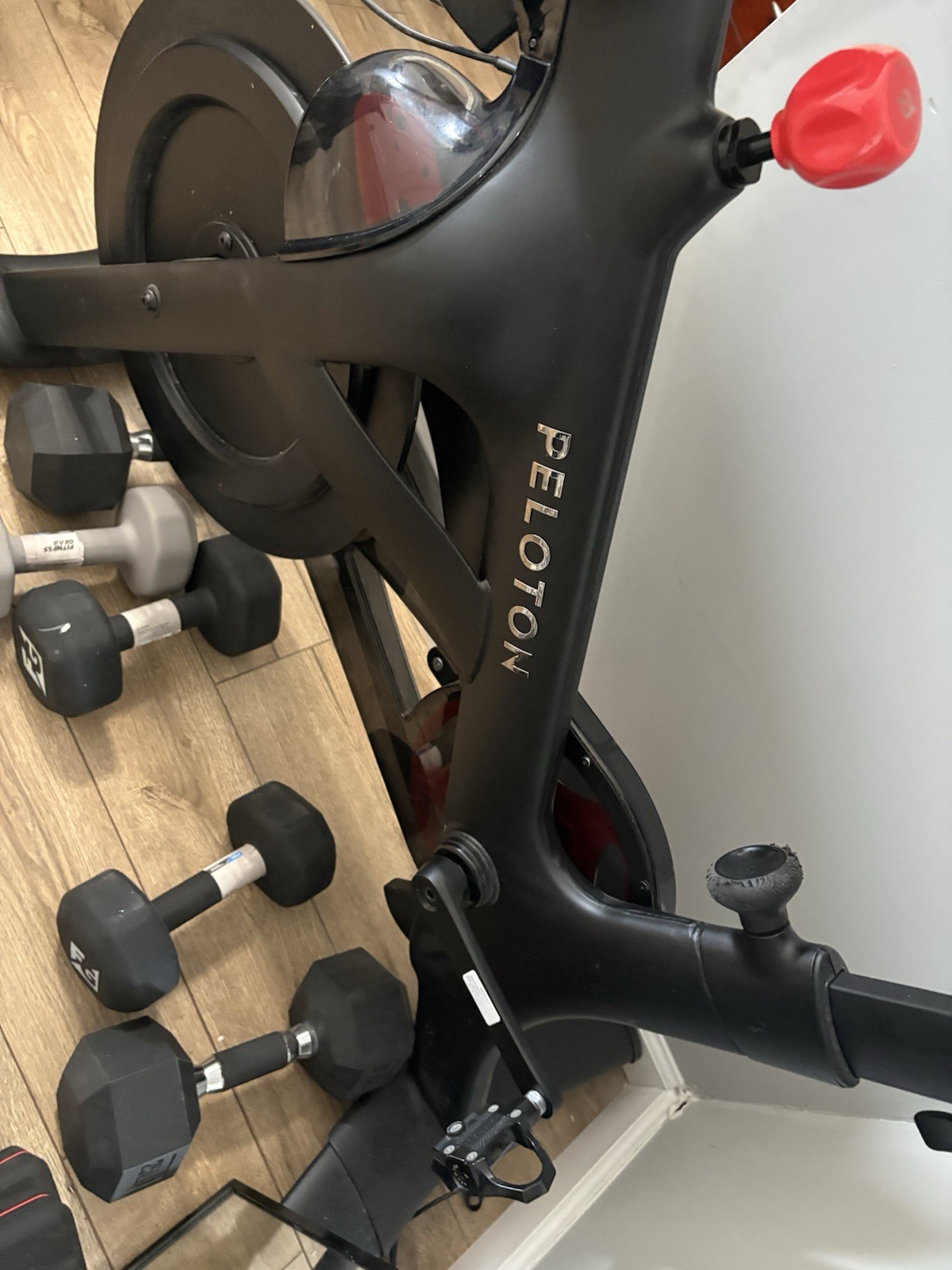 Peloton Bike+ Aerobic Training Cycle Touchscreen Adjustable Seat Magnetic Black