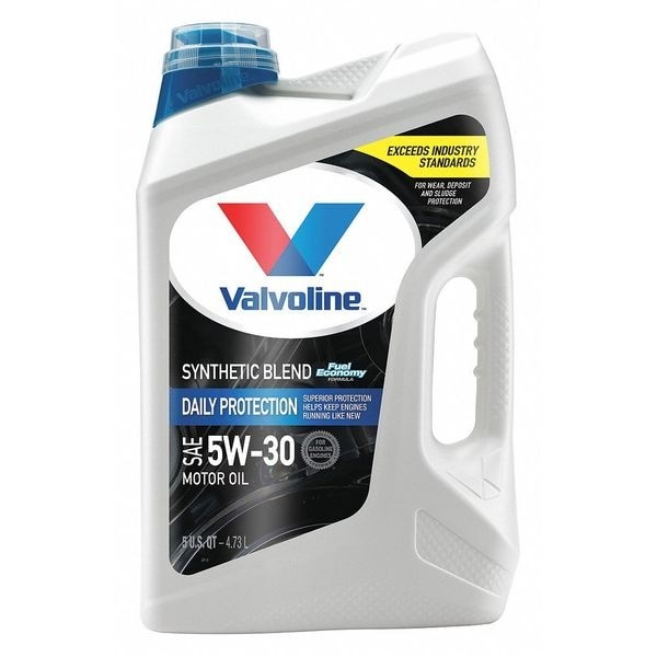 Valvoline Motor Oil 5W30 5 Qt Synthetic Blend Engine Oil Jug All Climate Cars
