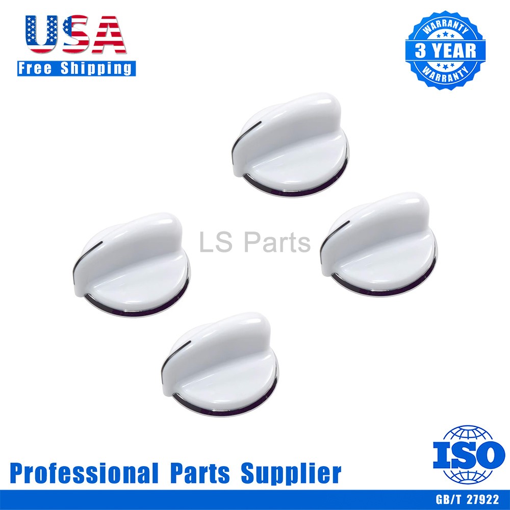 WE01X20378 Control Knob for GE Dryers and Washers WH01X10307 WH01X10460 - 4 Pack