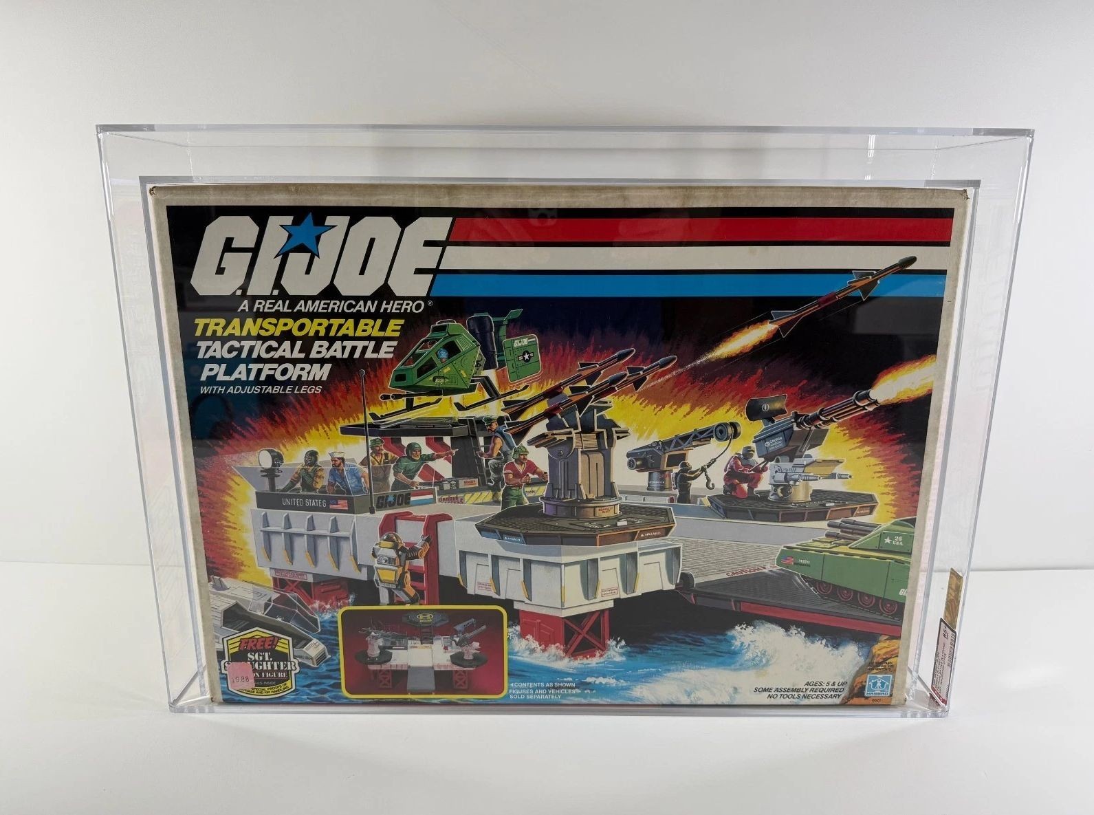 GI Joe 1986 Tactical Battle Platform AFA 85+ 1 of 1 Almost 90 Immaculate