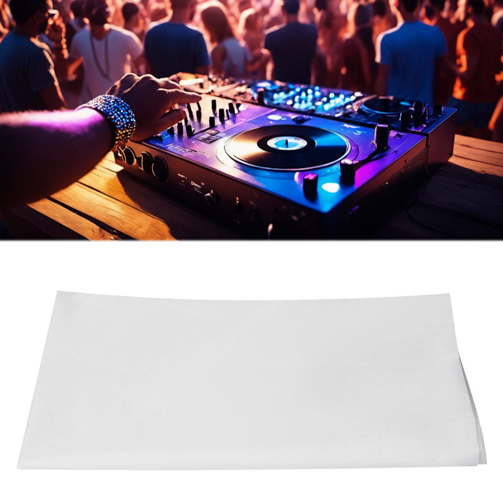 DJ Display Stand Scrim DJ Event Booth Facade Scrims DJ Stand Decorative White US