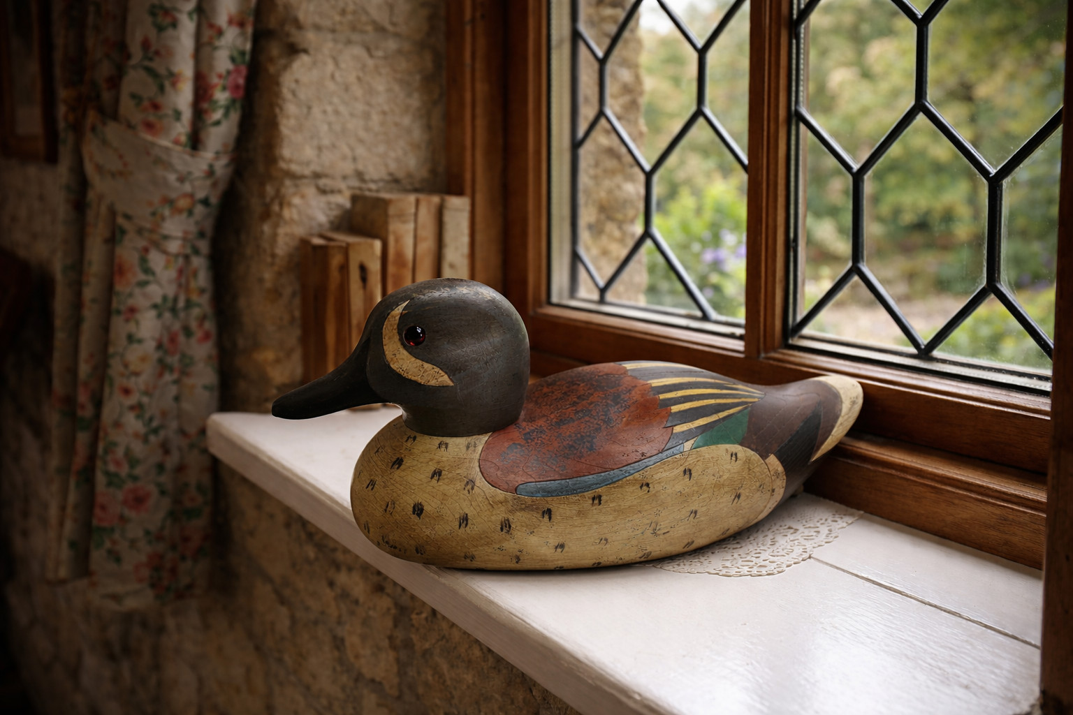 Duck Decoy Blue Winged Teal by John Bundy