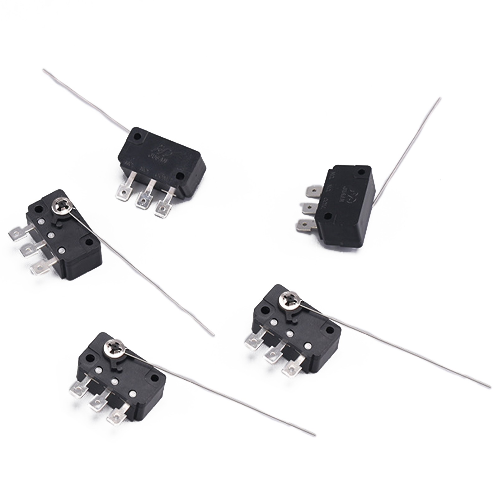 5Pack 4.8mm Long Hinge Microswitch Arcade Change-Coin Acceptor Micro Switch A