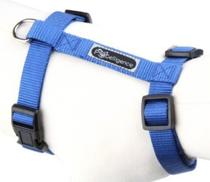 NEW WHOLESALE LOT OF 10 DOG NYLON HARNESSES  SIZE MEDIUM  COLOR BUE