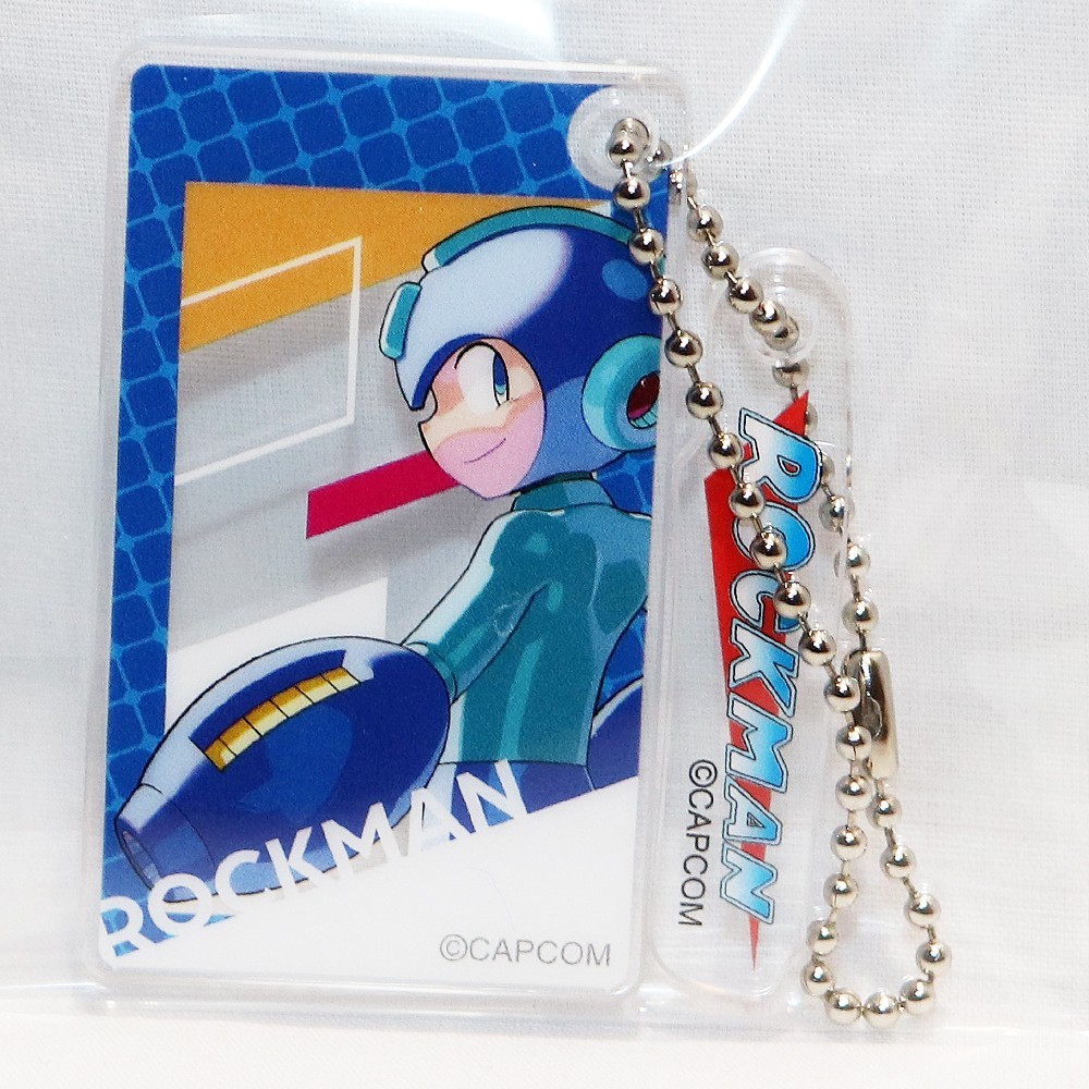CAPCOM Store Official Holo Acrylic Keychan Mega Man Rockman 2026 New Figure