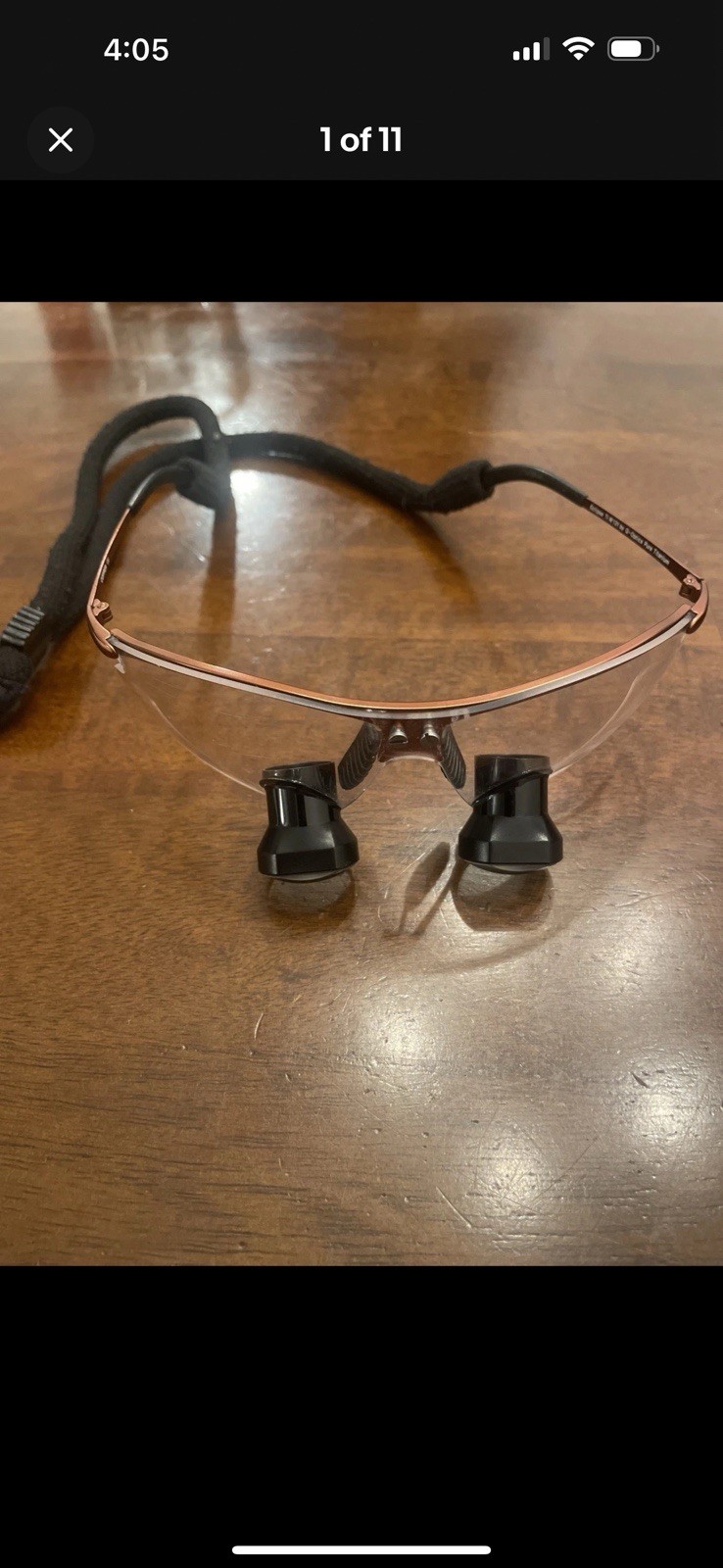 Used:: Q-Optics Dental Loupes-Eclipse -Titanium Frame: 2.5 Magnification