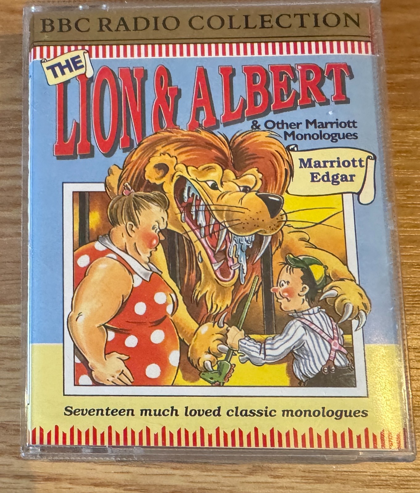 AUDIO BOOK The Lion and Albert and other Marriott Edgar Monologues on 2 x cass