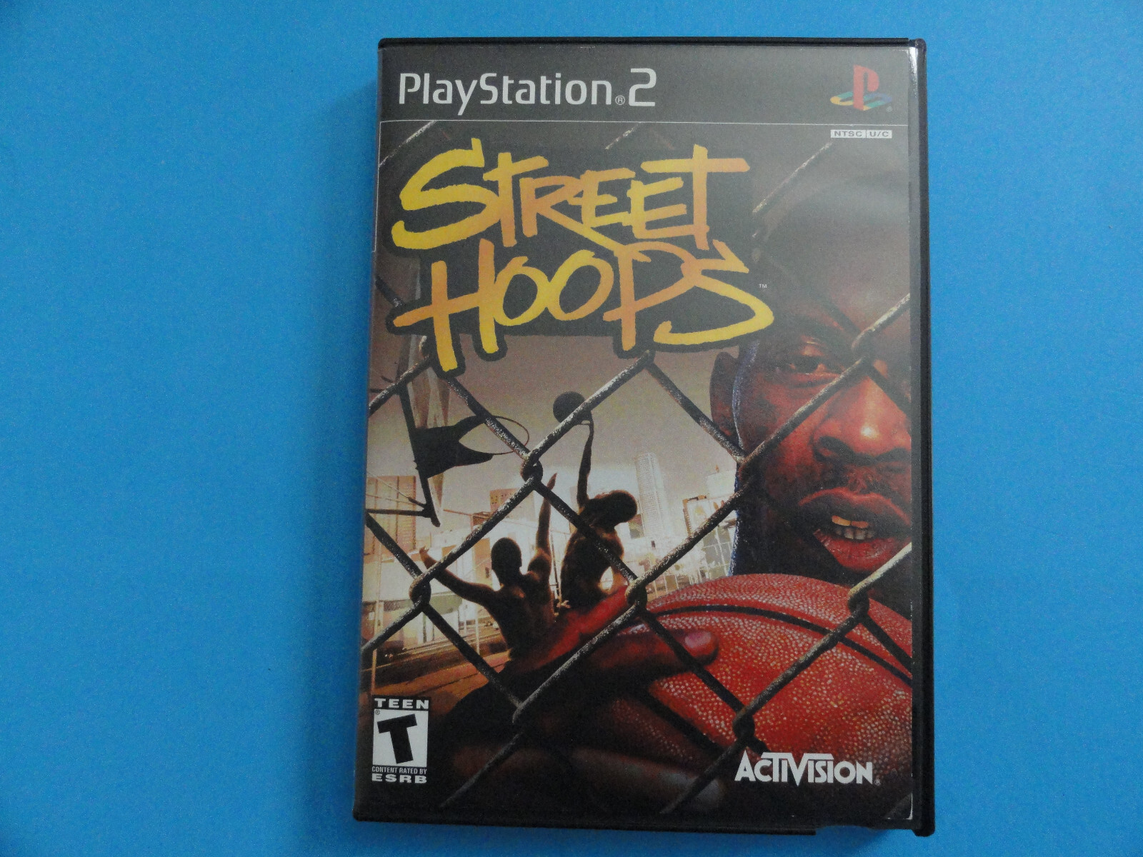 PS2 STREET HOOPS - ORIGINAL COVER ART IN BLOCKBUSTER VIDEO CASE