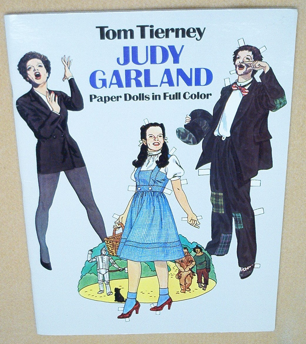 Judy Garland Paper Doll set by Tom Tierney, NEW and UNCUT 1982