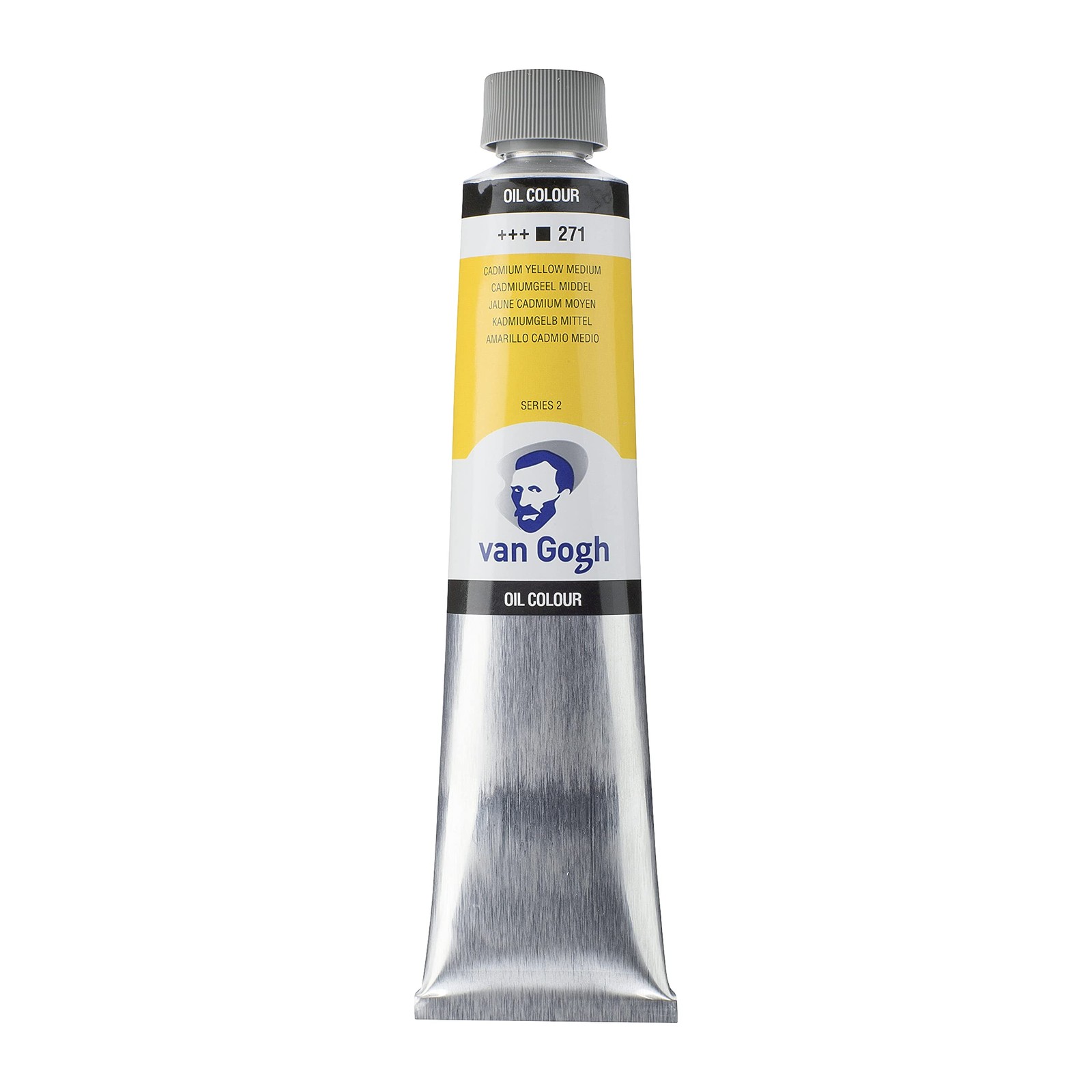 Van Gogh Oil Paint 200ml Tube - Cadmium Yellow Medium 271 Vibrant Color