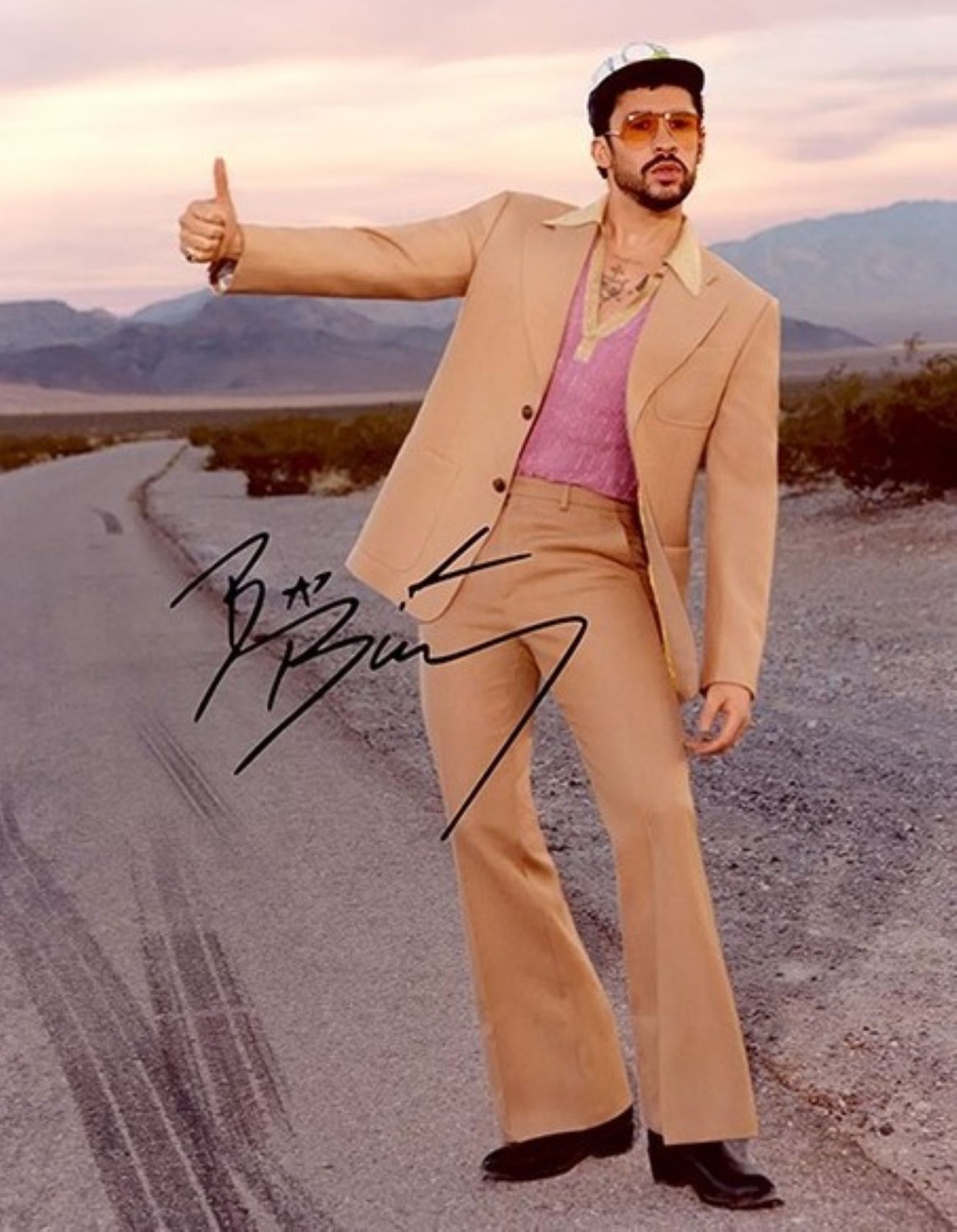 Bad Bunny Music Star 8x10 Photo Autographed Reprint