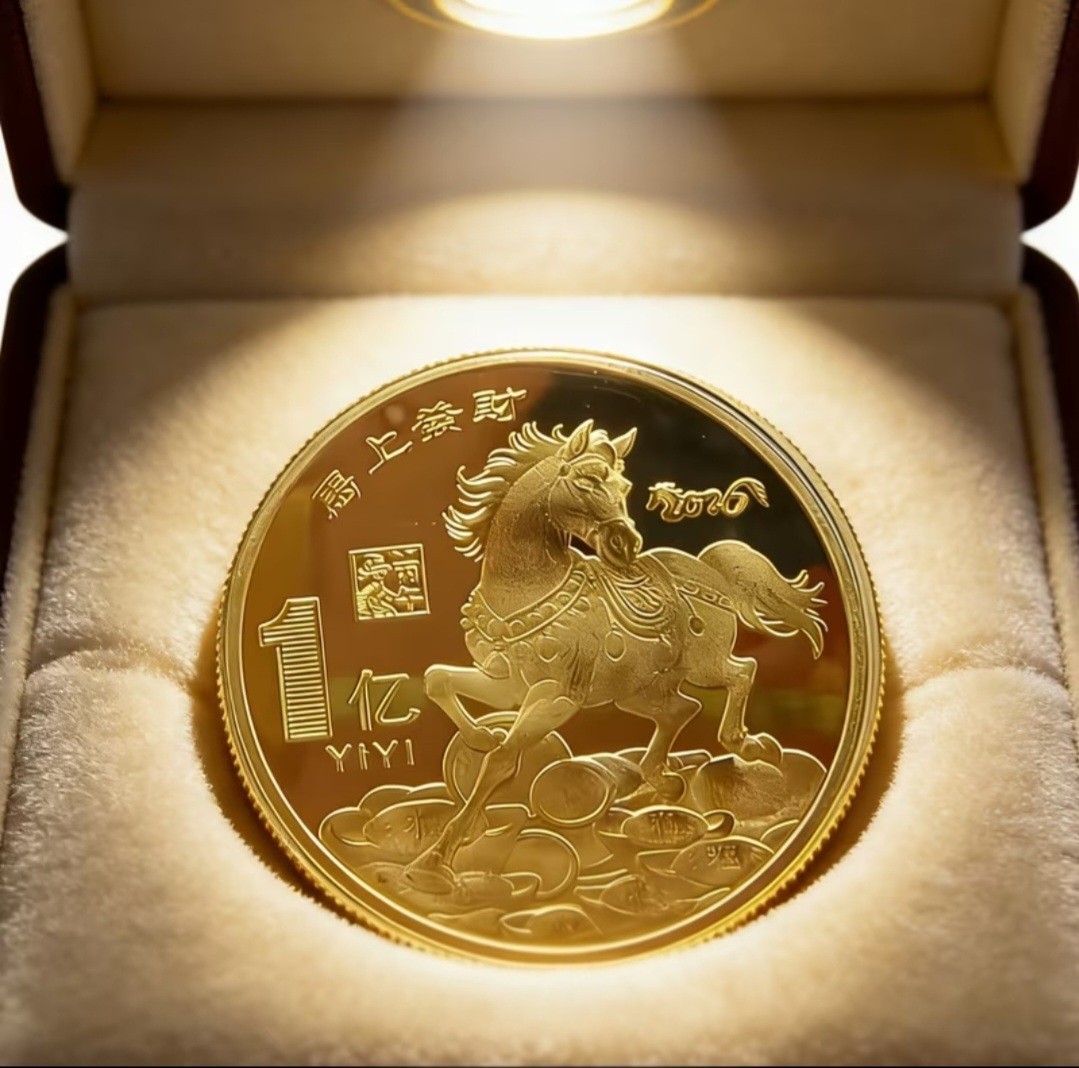 Chinese Year Fire Horse 26 Lucky Coin Token Souvenir