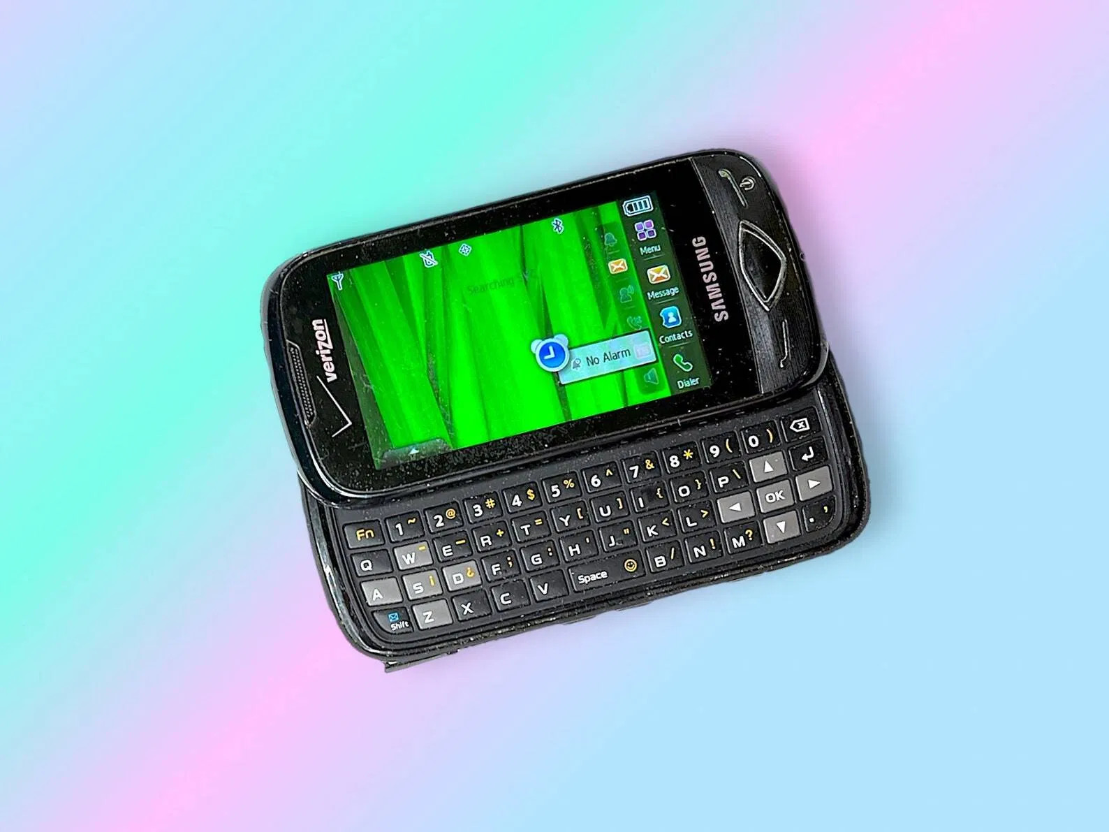 Vintage Y2K Samsung Slide Keyboard Camera Phone. Works.