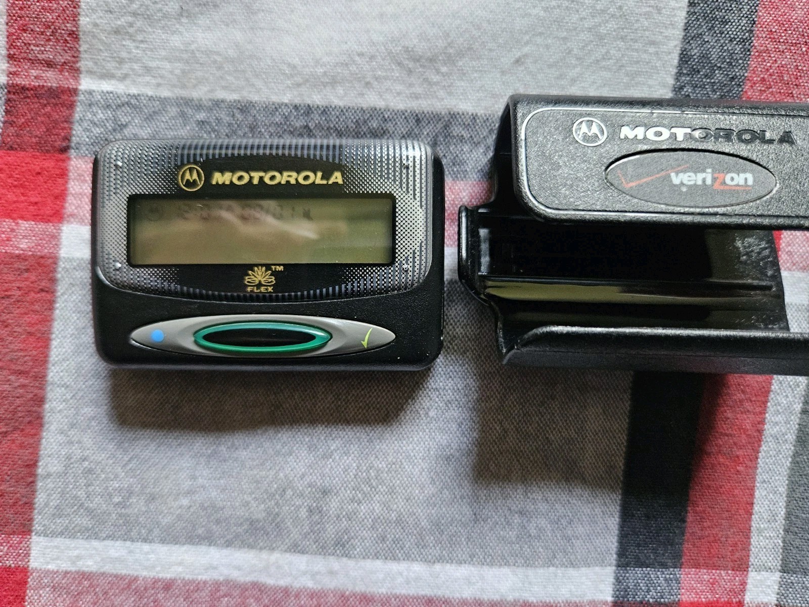 Vintage Motorola Pager FLEX Airtouch Working Great Condition With Carrying Clip
