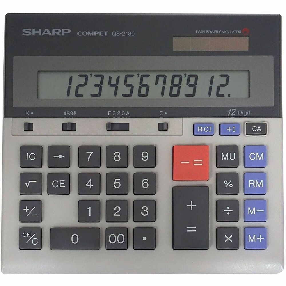 Sharp Calculators  Simple Calculator QS2130 Sharp Calculators Sharp QS2130