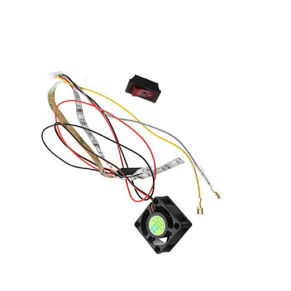 5-Pin Power Cable Switch LED Strip Cooling Fan For Home Edition Arcade Board aa