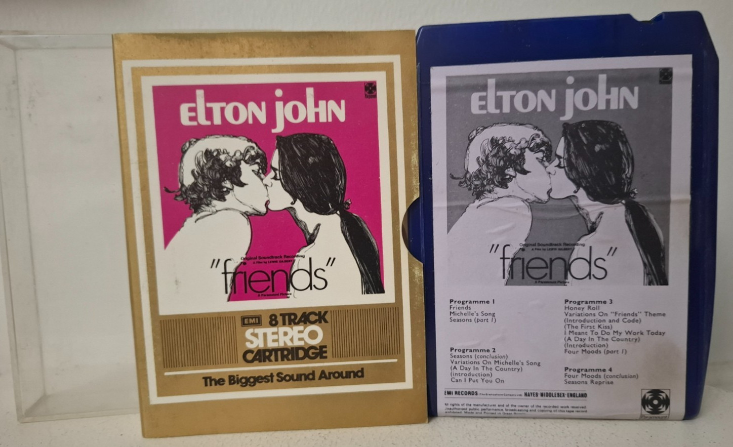 8 TRACK TAPE  - ELTON JOHN - FRIENDS - OST - 8 TRACK CARTRIDGE