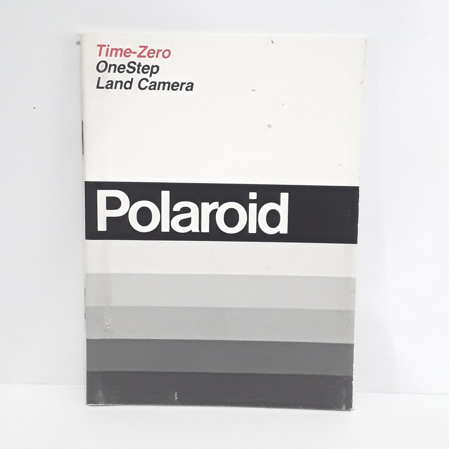 Polaroid Time-Zero OneStep Land Camera Manual Guide Instructions English 1980s