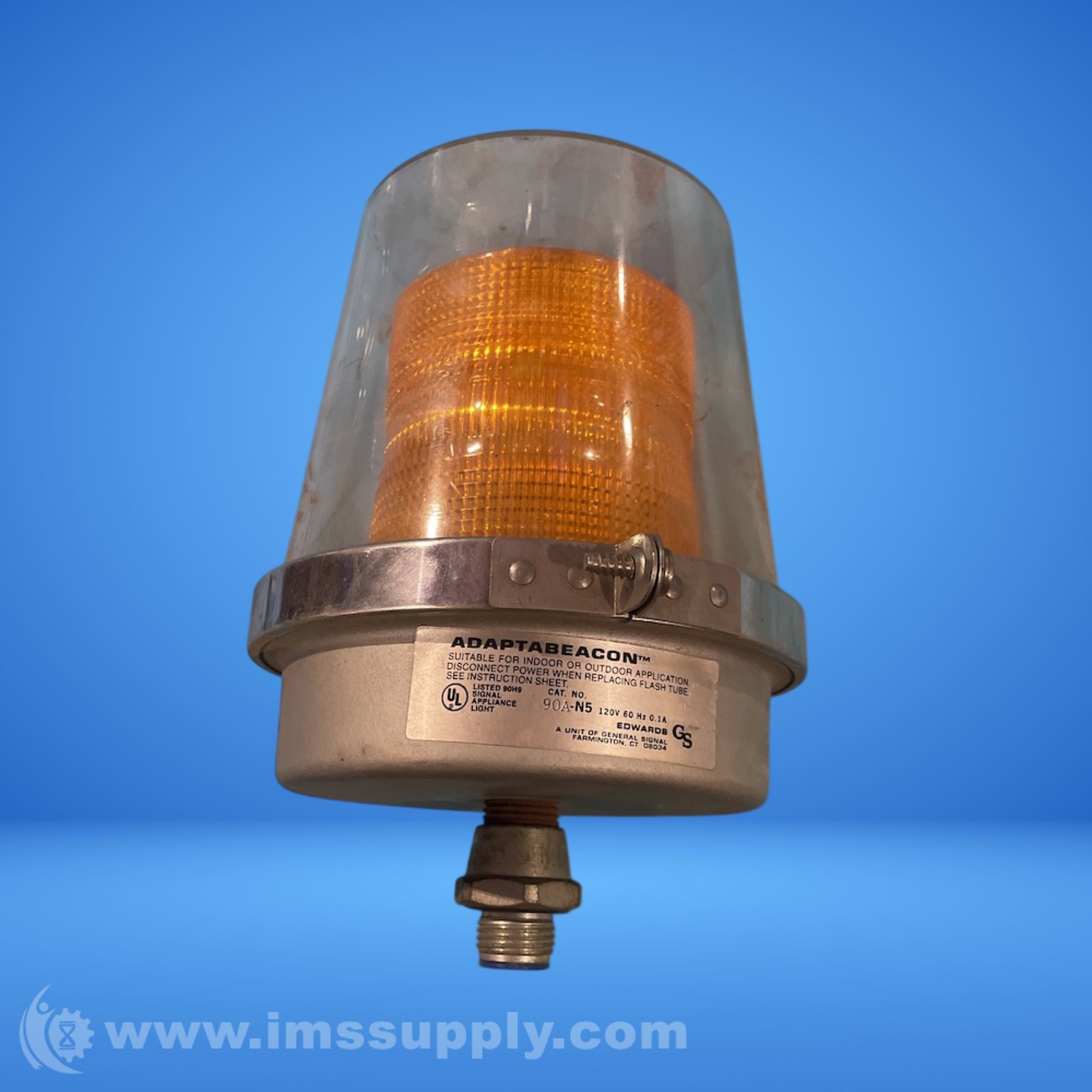 Edwards 90A-N5 Xenon Flashing Beacon USIP