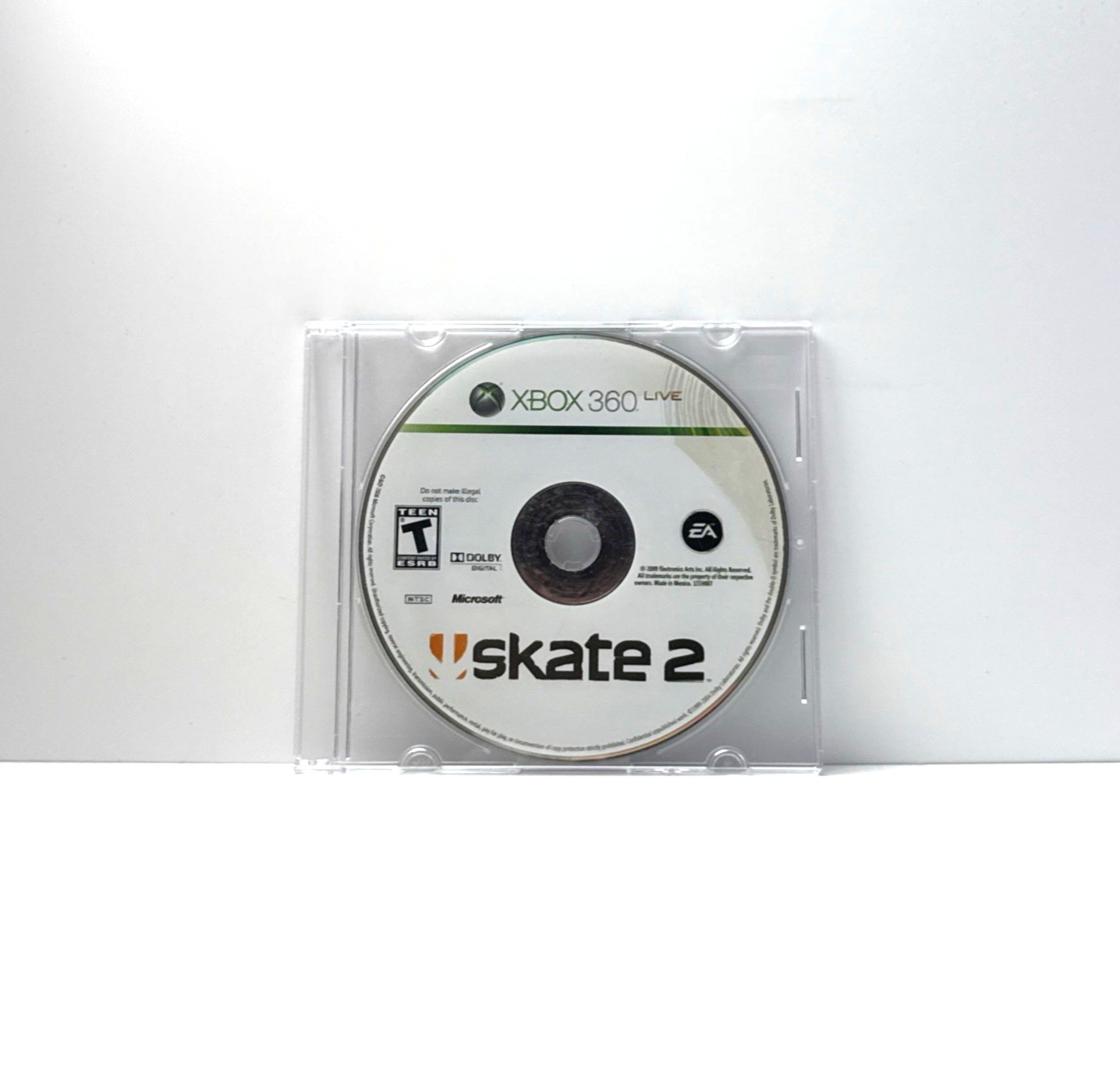 Skate 2 Microsoft Xbox 360 Game Disc Only Refurbished & Tested Free Shipping