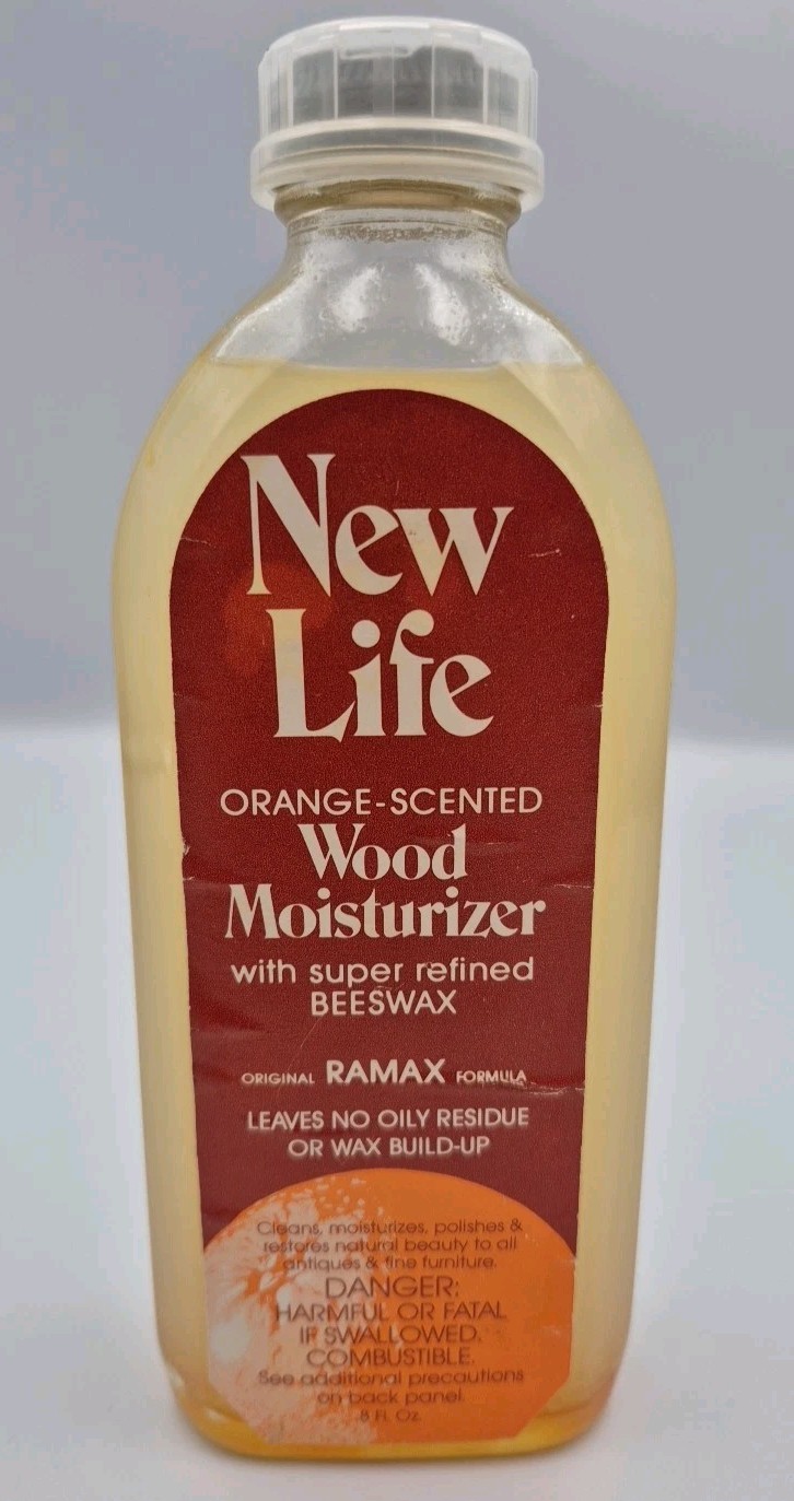 Discontinued RAMAX INC. New Life Original Orange Oil Wood Moisturizer - 8oz