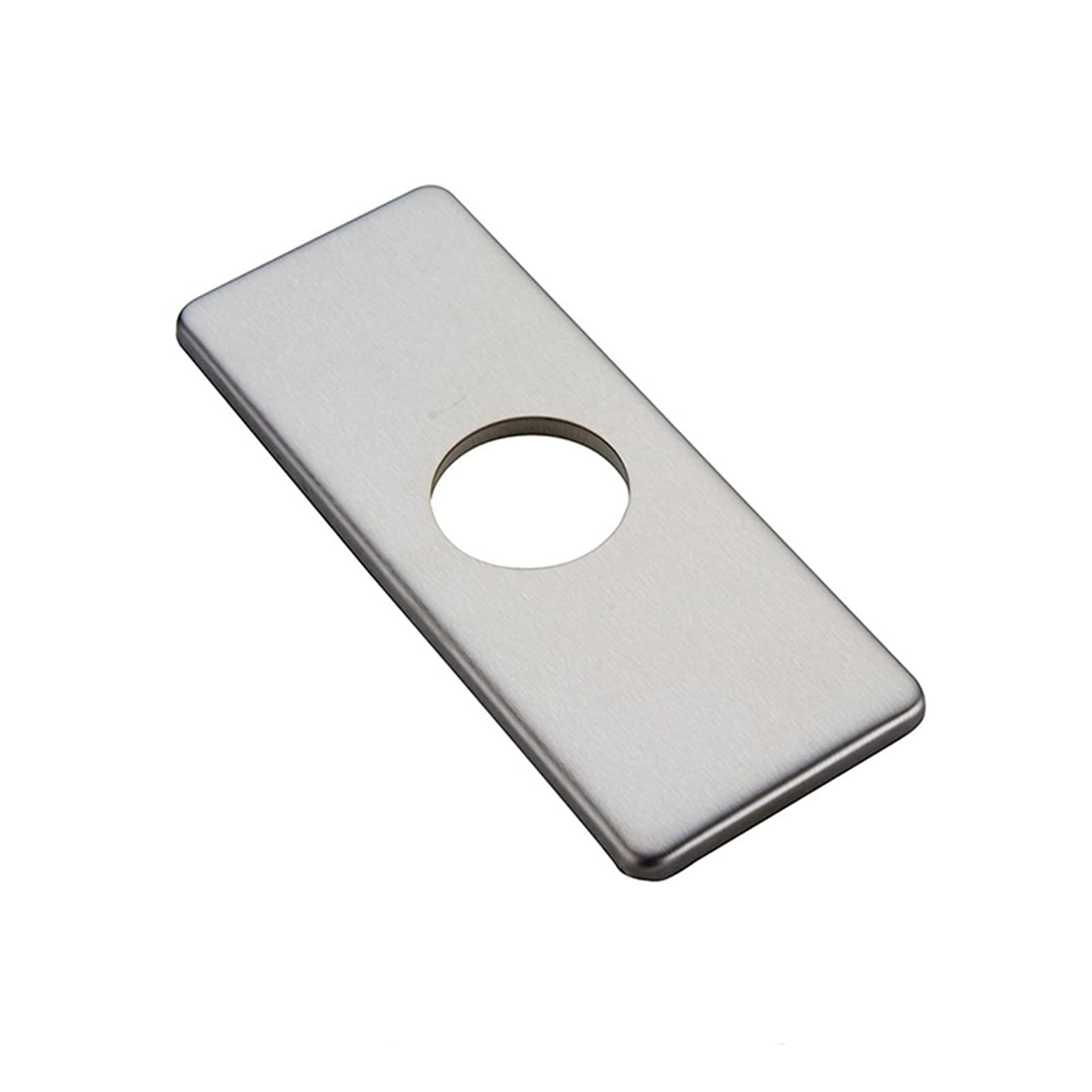 6” Faucet Cover Escutcheon Brushed Nickel Stainless Steel Deck Plate for Bath...