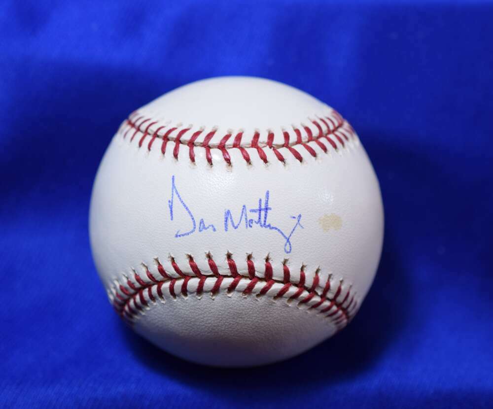 Don Mattingly MLB Coa Autograph Major League OML Signed Baseball
