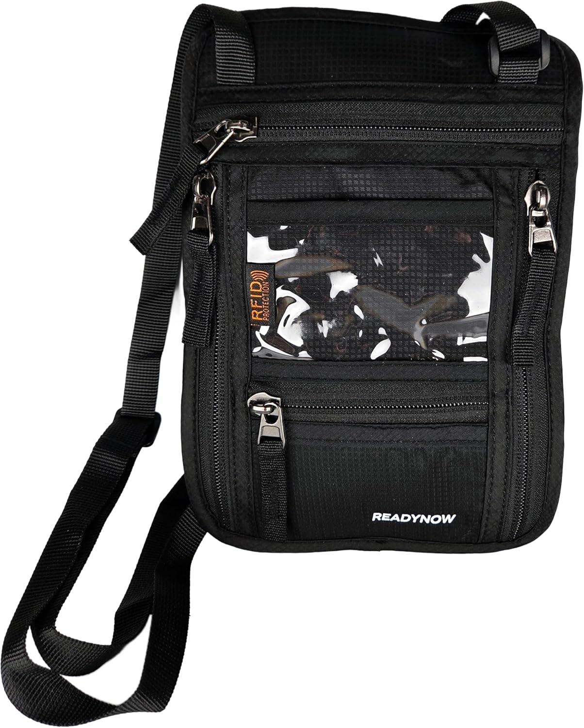 Travel Neck Wallet Passport Holder with RFID Blocking – Lightweight Pouch, Sec