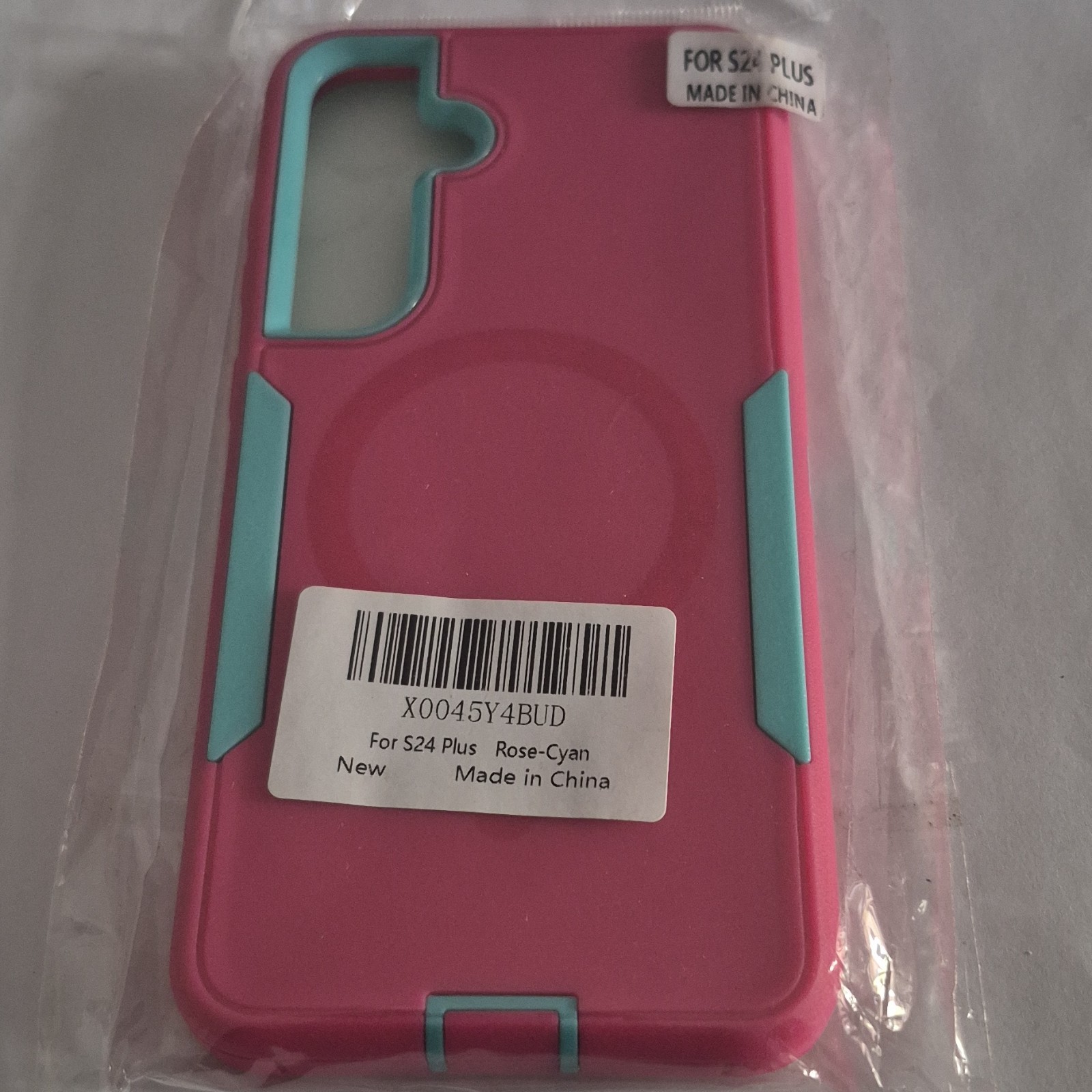 Hybrid Hard Case Rose Cyan for Samsung S24 Plus