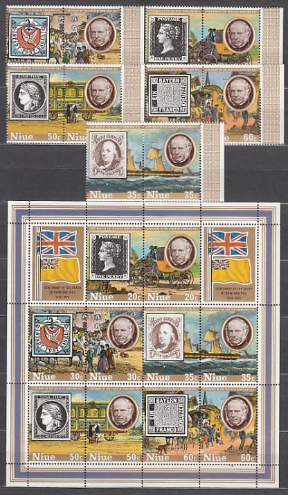 Niue - Mail Yvert 232/41+H 20 ** MNH Philately