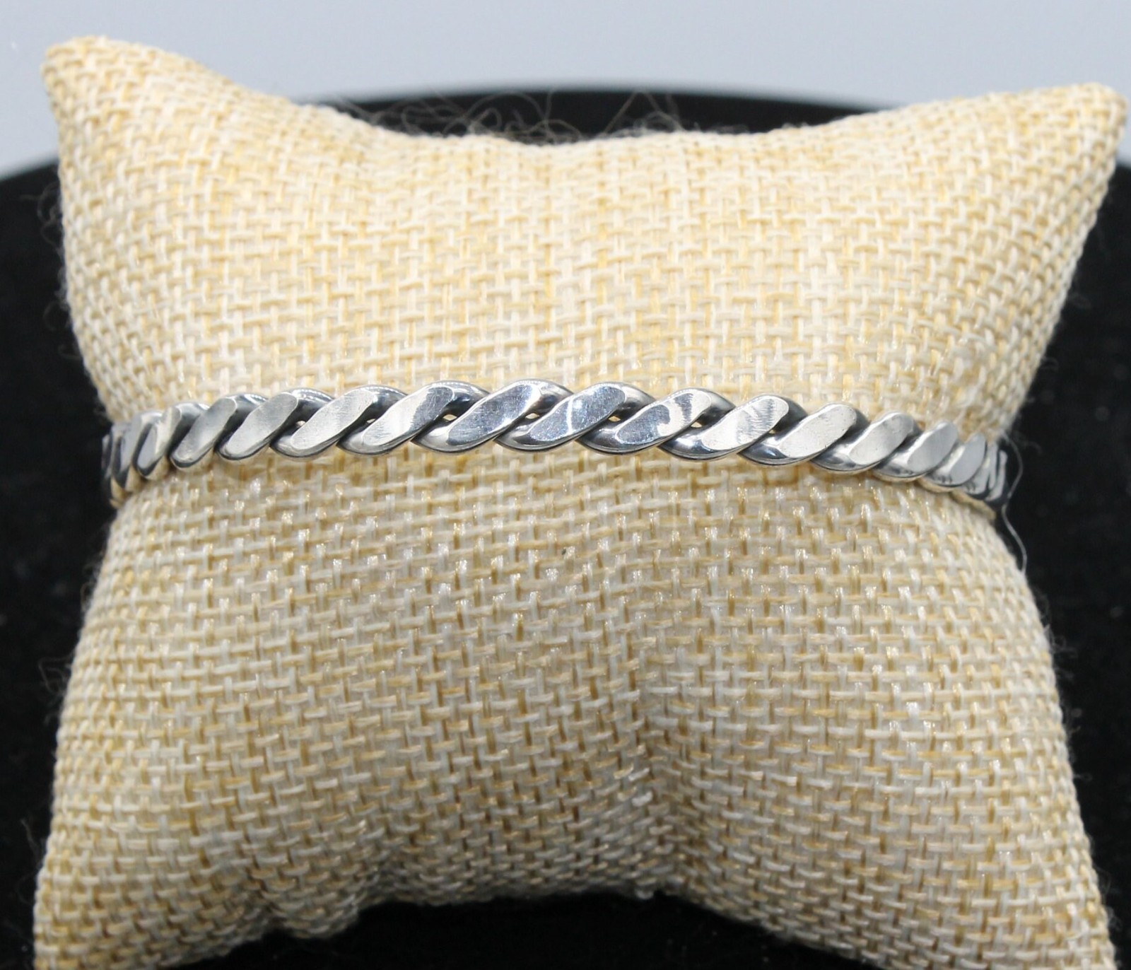 Navajo Sterling Silver Bangle Bracelet