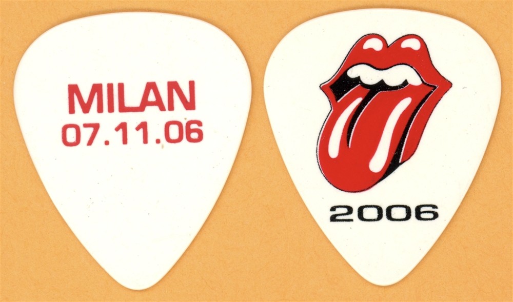 Rolling Stones Keith Richards MILAN Vintage Guitar Pick - 2006 Bigger Bang Tour