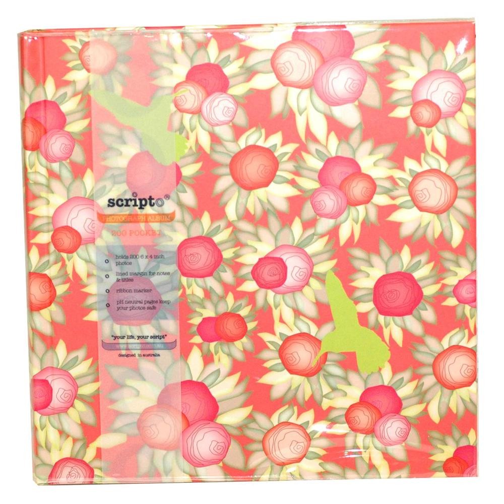 Scripto Photo Album, 200 Pocket (Hum Bird)