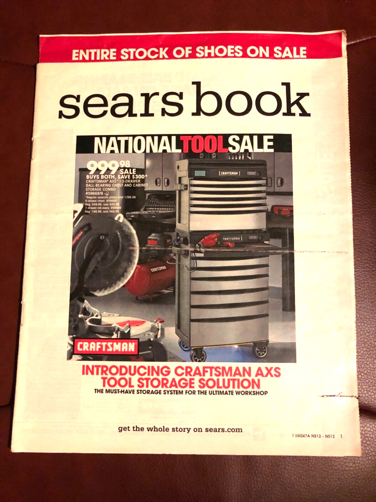 Vintage Sears 2007 Catalog tools home goods & clothing 36 page sale Book