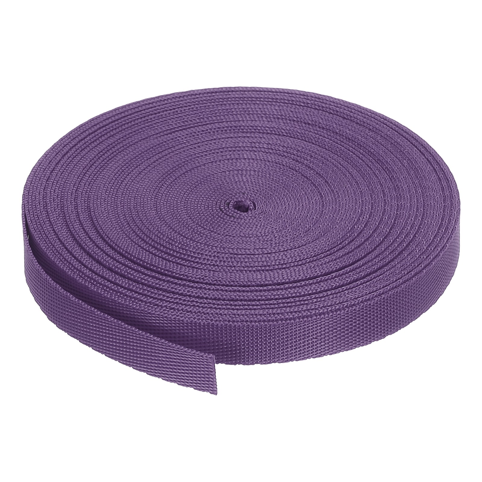 Flat Nylon Webbing Strap 3/8 Inch 10 Yards Bean Purple for Backpack