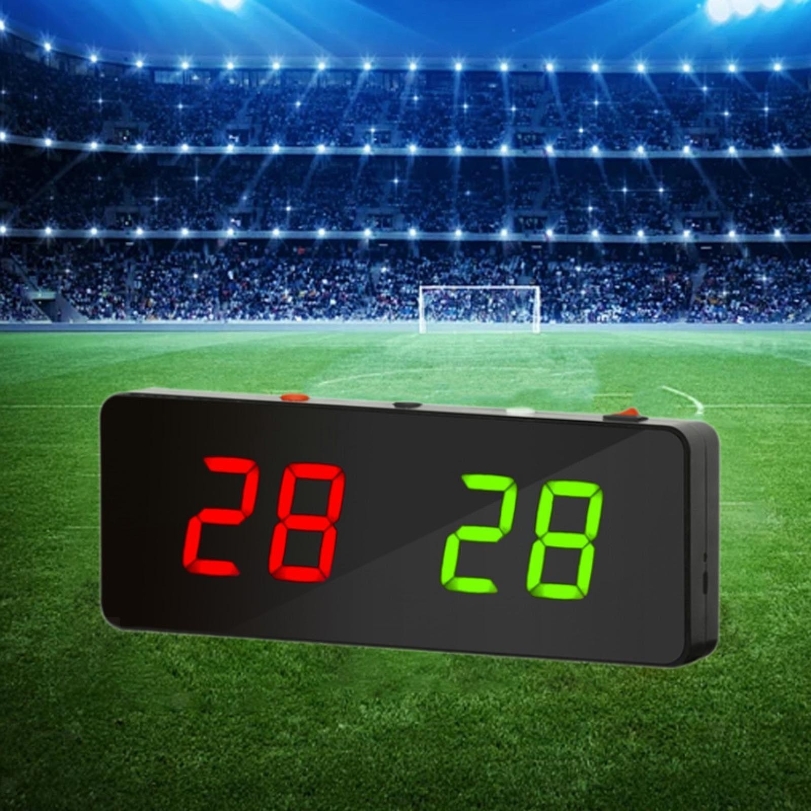 Portable Electronic Digital Scoreboard 10.2x3.7x1.2inch Multifunctional for